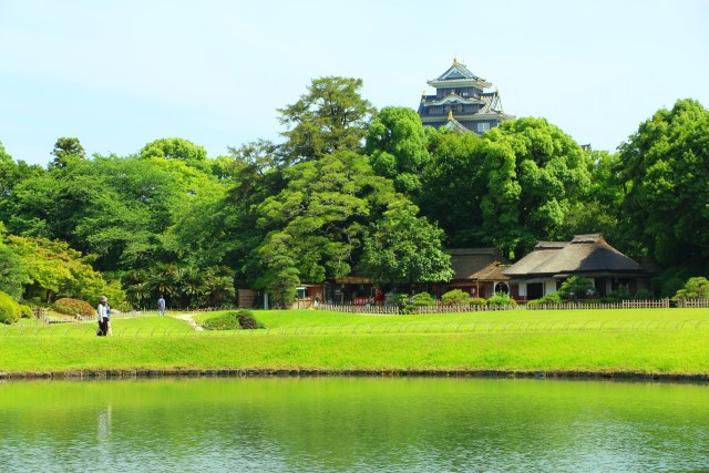 新緑の後楽園