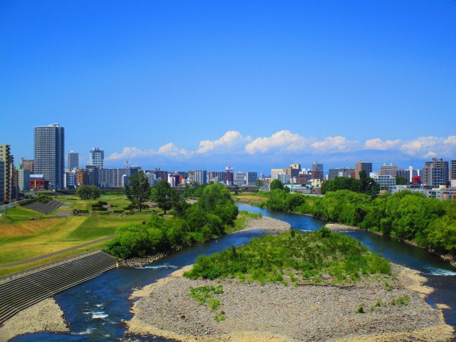 札幌の母なる川