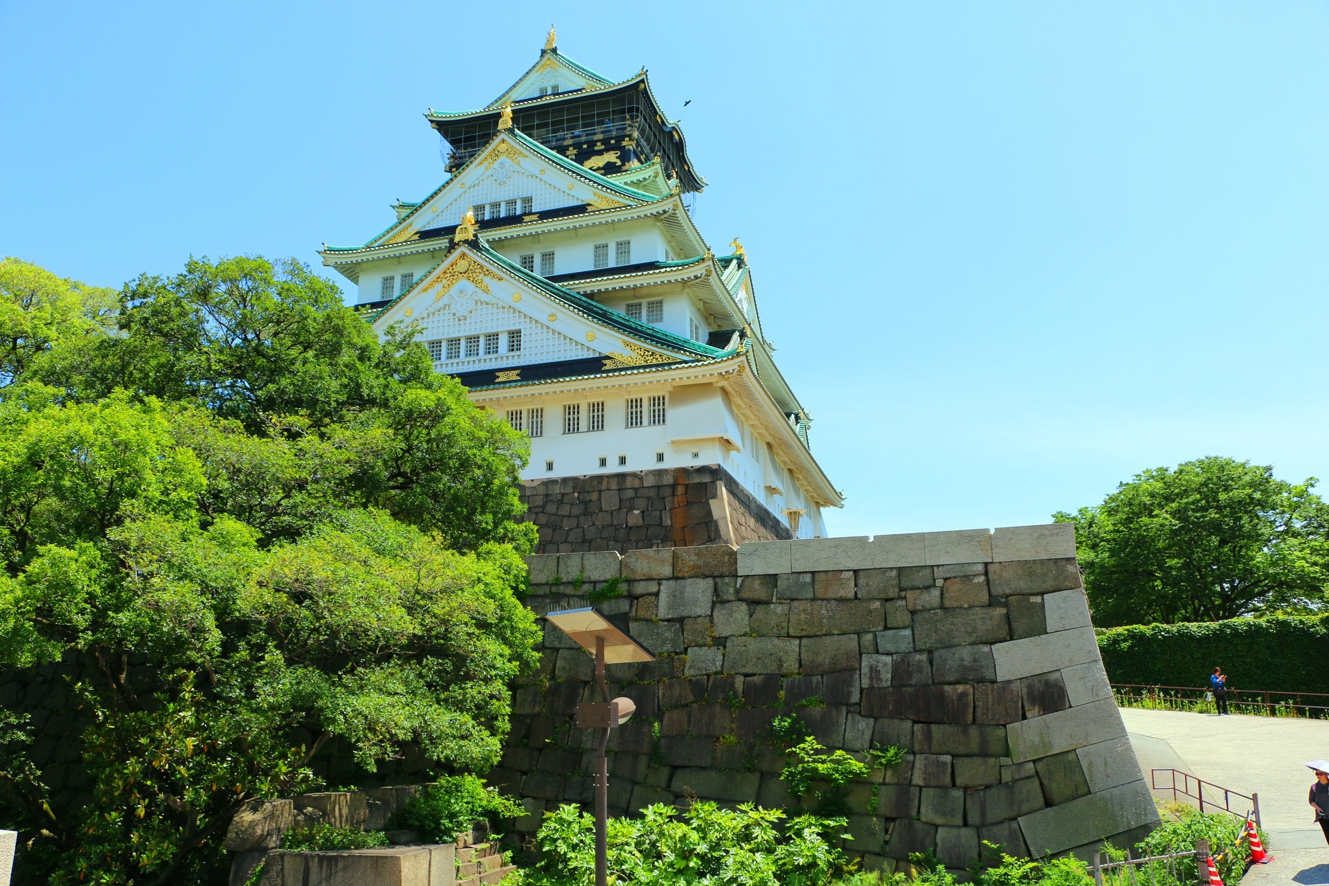 日本の風景 新緑の大阪城 壁紙19x1280 壁紙館