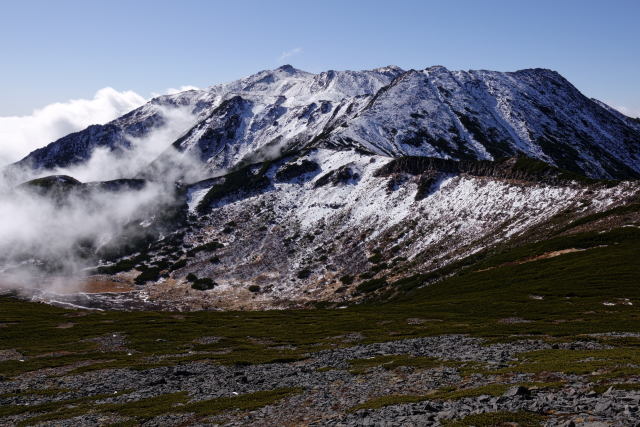 初冬の御嶽山