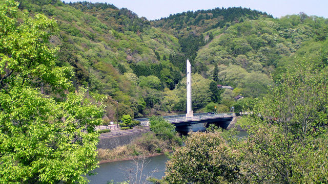 緑の中の志野大橋