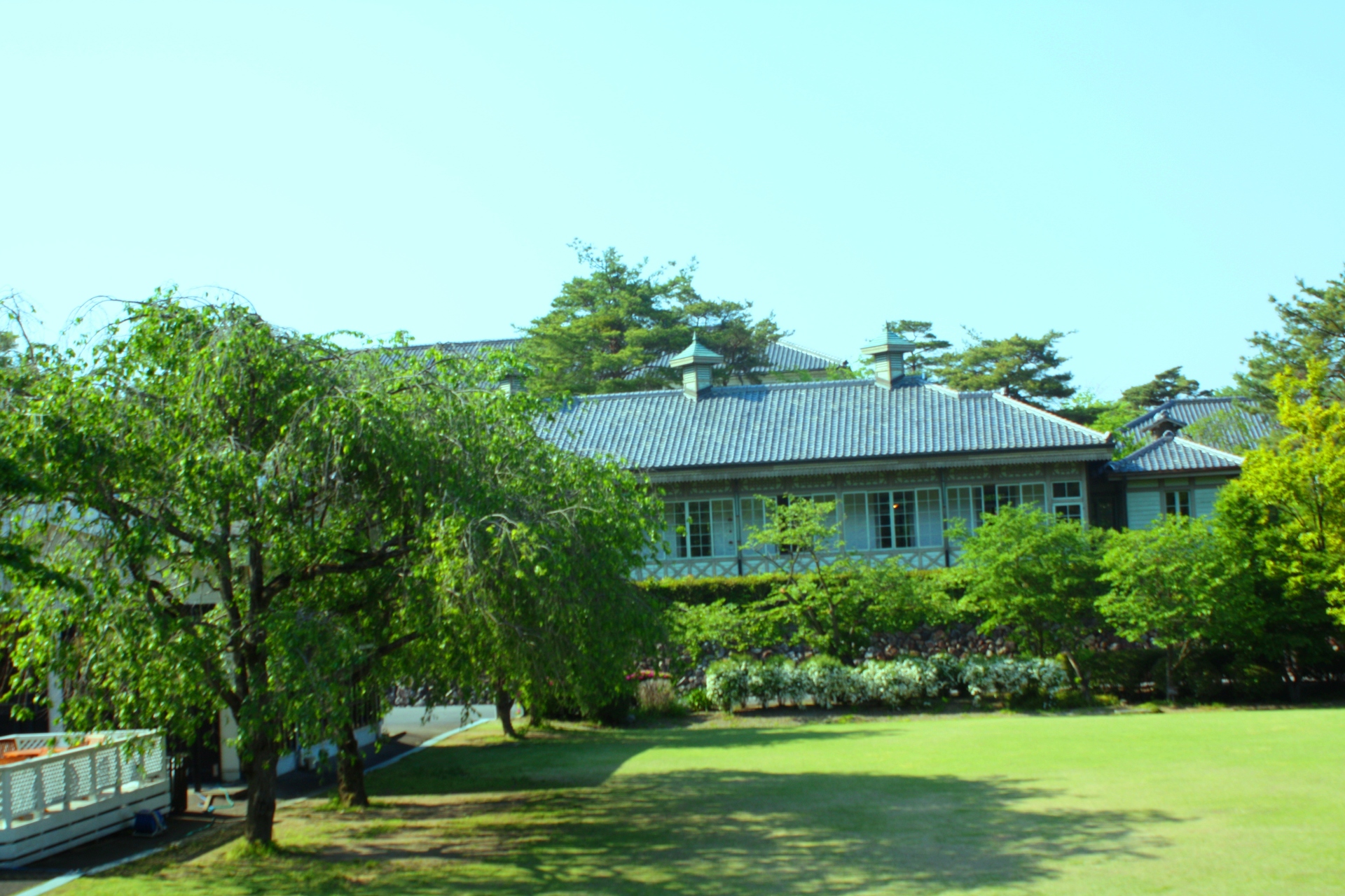 日本の風景 新緑の明治村 壁紙19x1280 壁紙館