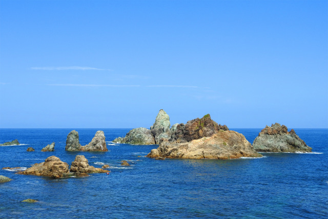 山陰海岸 夏の穏やかな海2