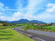 高原 山 夏空 蒜山高原