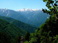 天生峠から白山連峰