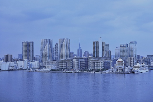 東京港の風景