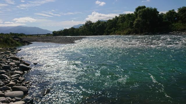 清流梓川の初秋