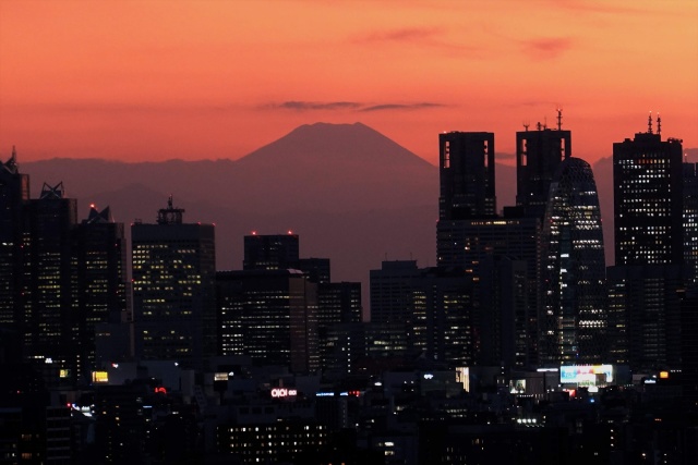 昨日の富士山