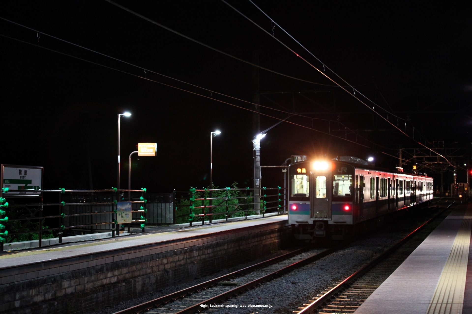 夜景 花火 イルミ 姨捨駅 壁紙19x1280 壁紙館