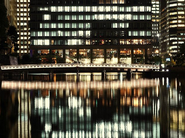 和田倉堀の夜景