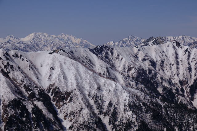 立山と燕岳