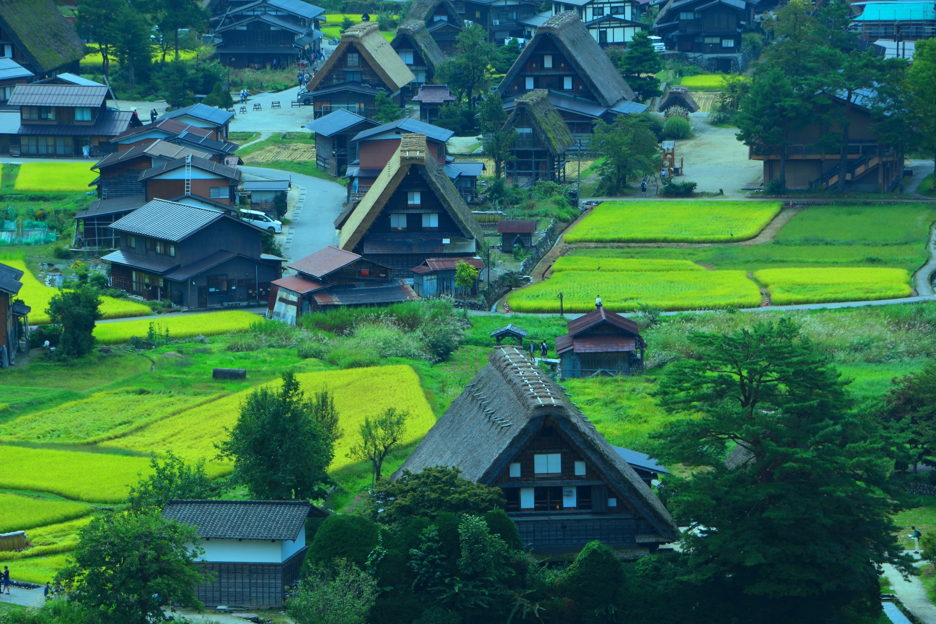 日本の風景 白川郷9月 壁紙19x1280 壁紙館