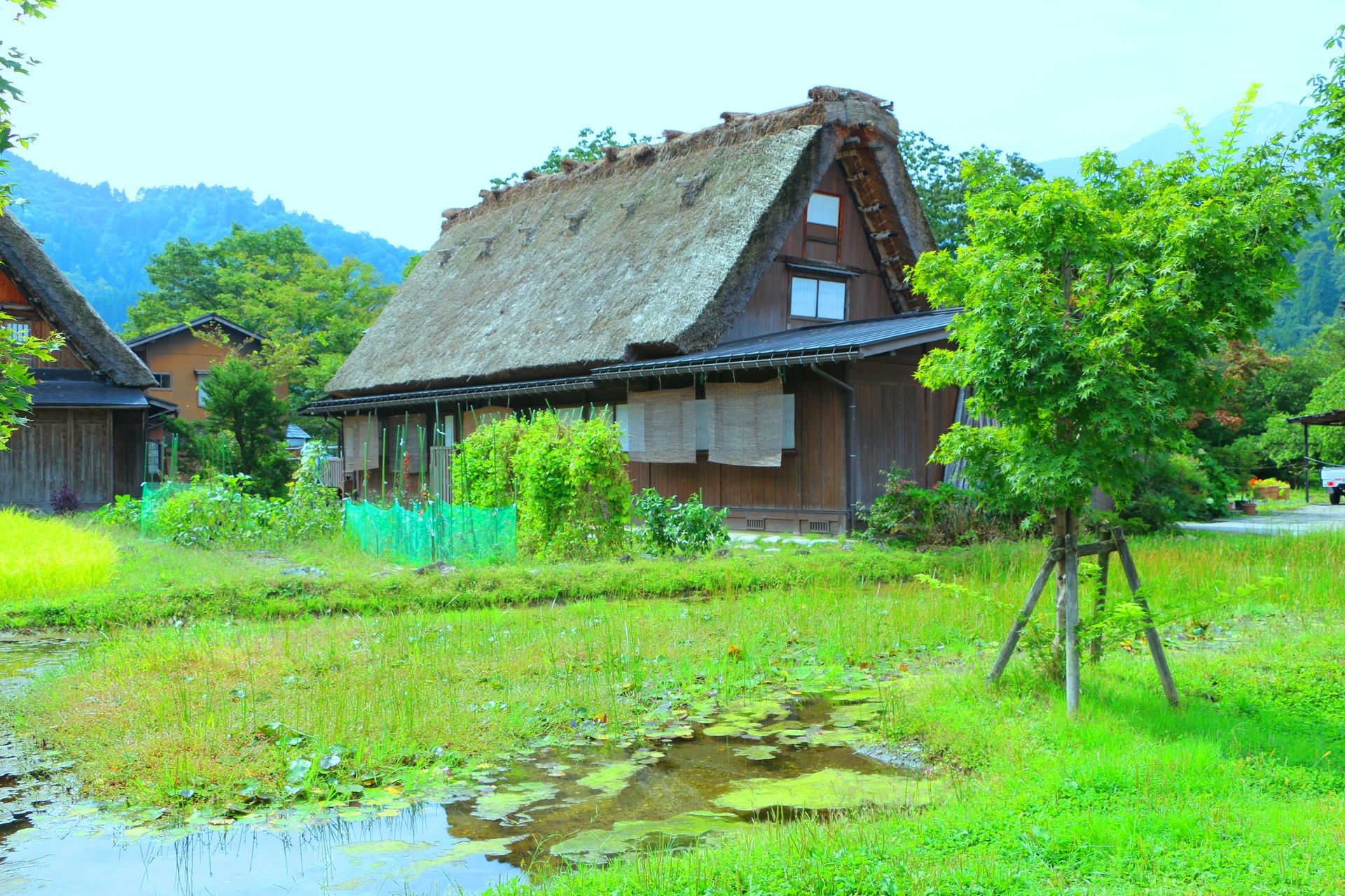 日本の風景 白川郷9月 壁紙19x1280 壁紙館