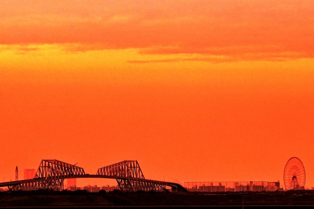 ゲートブリッジの夕景