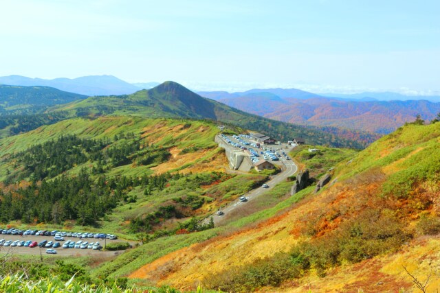 八幡平10月山頂