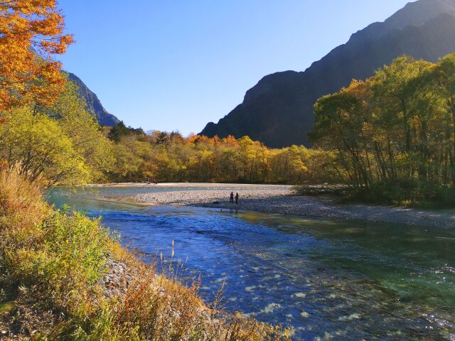 秋の上高地