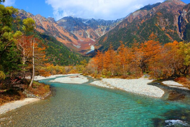 秋の上高地