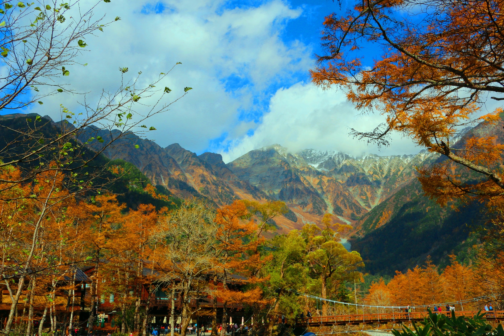 日本の風景 上高地11月 壁紙19x1280 壁紙館