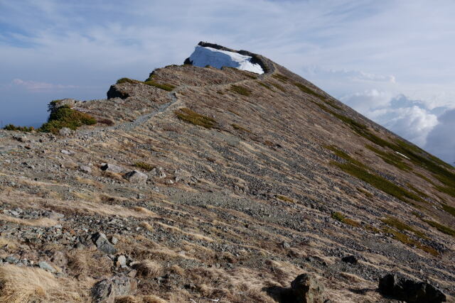 白馬岳にて