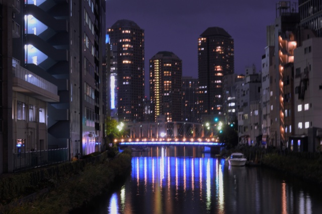 八丁堀の夜景