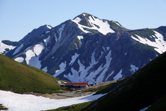 鷲羽岳と双六小屋