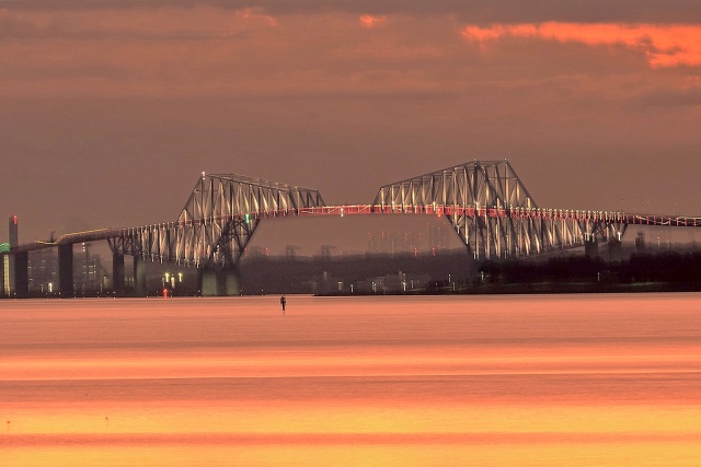 ゲートブリッジ夕景