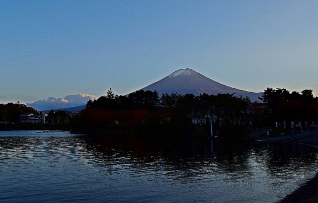 夕富士