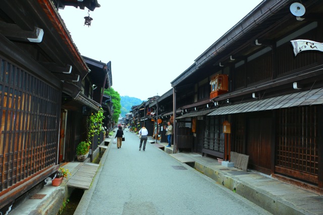 高山の古い町並み