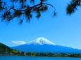 河口湖から富士山