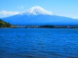 河口湖から富士山