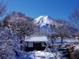 雪の水車小屋