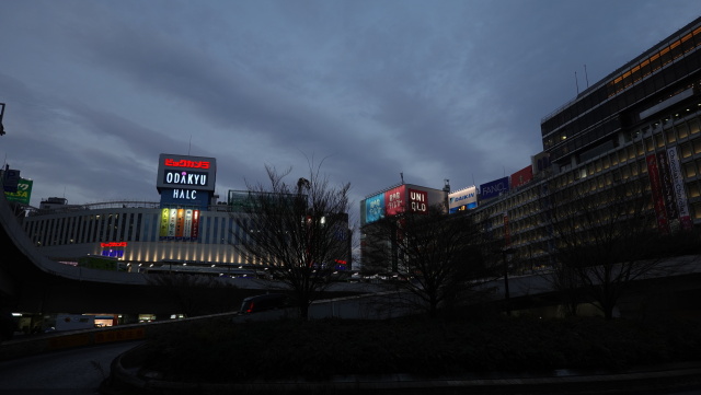 新宿西口の夜景