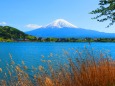 河口湖から富士山