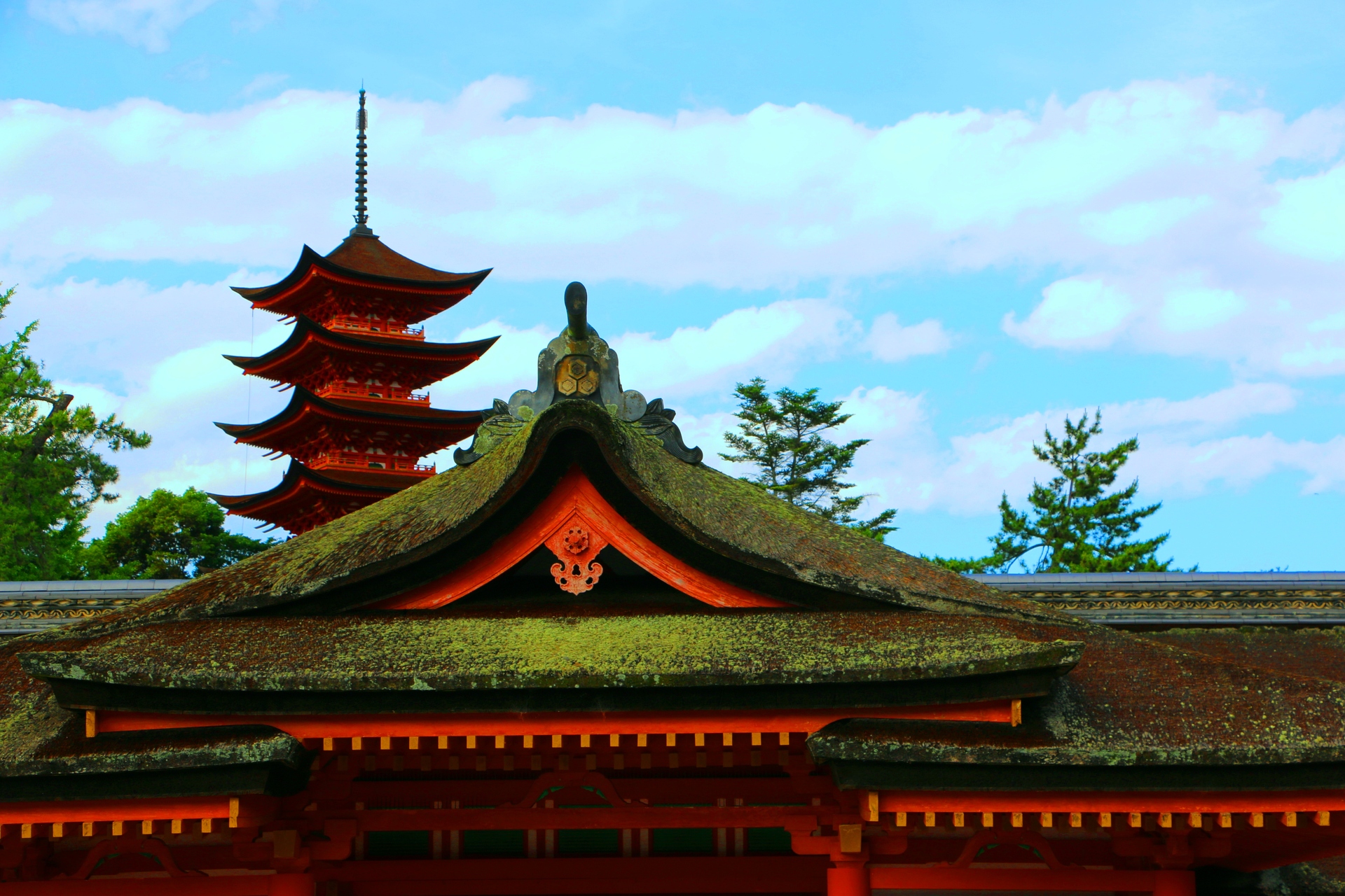 日本の風景 厳島神社 壁紙19x1280 壁紙館