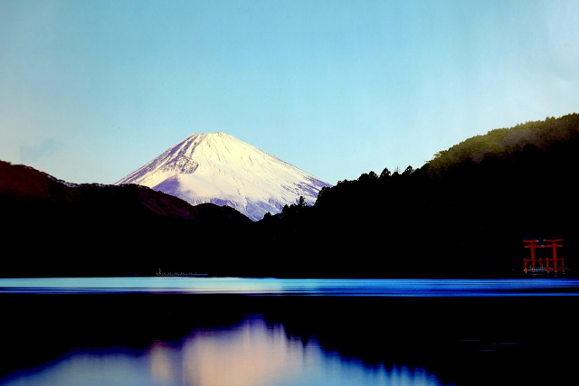 富士山と箱根神社