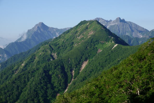 西岳と穂高