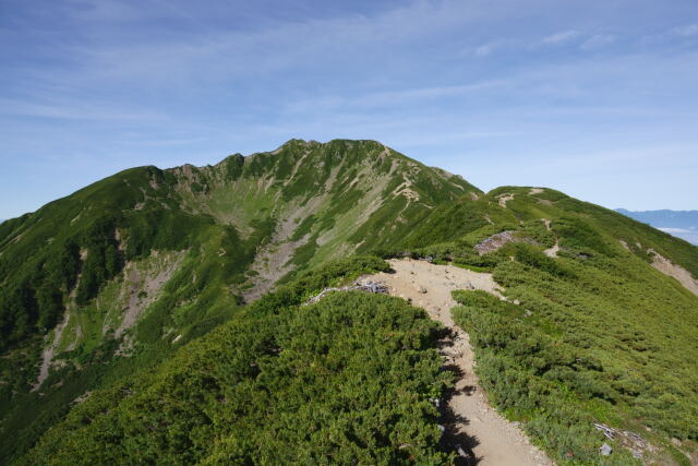 仙丈ヶ岳稜線