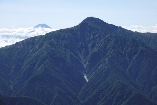 富士山と背比べ