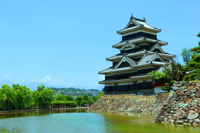 新緑の松本城