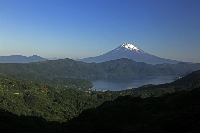 富士山と芦ノ湖