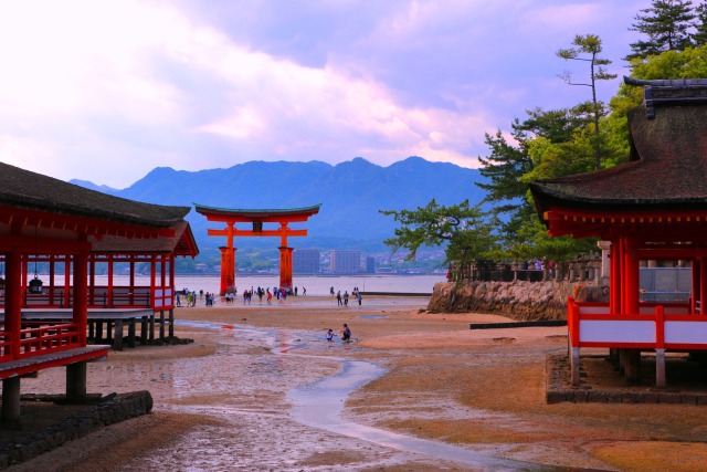 新緑の厳島神社