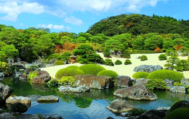 新緑の足立美術館