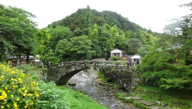 秋月城址の眼鏡橋