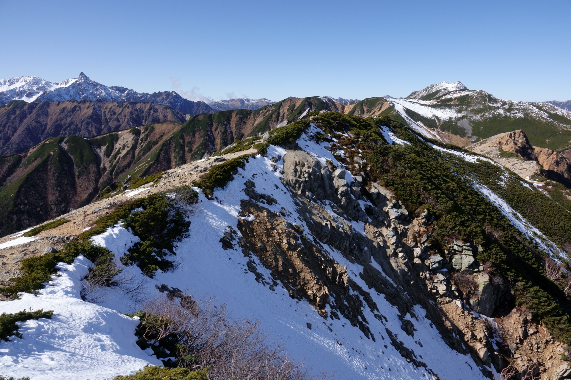 日本の風景 横通岳にて 壁紙19x1280 壁紙館