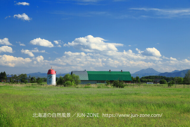 サイロのある初夏風景～石狩