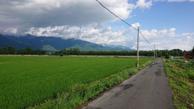 信州梅雨の農園