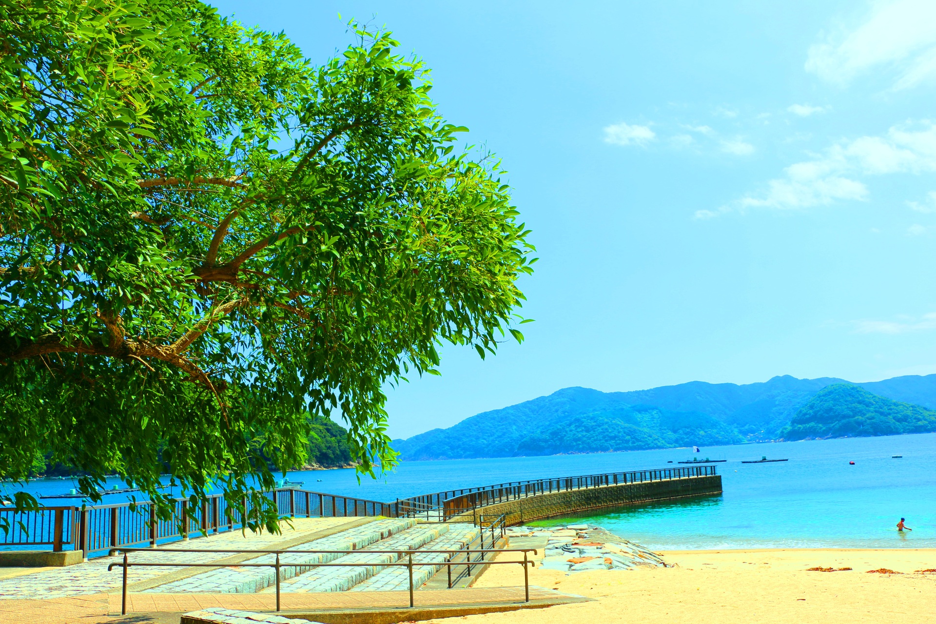 日本の風景 夏の海 壁紙19x1280 壁紙館