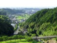 大野城牛頸ダム堤防から