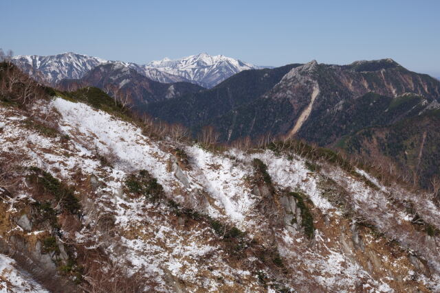 初冬の北アルプス