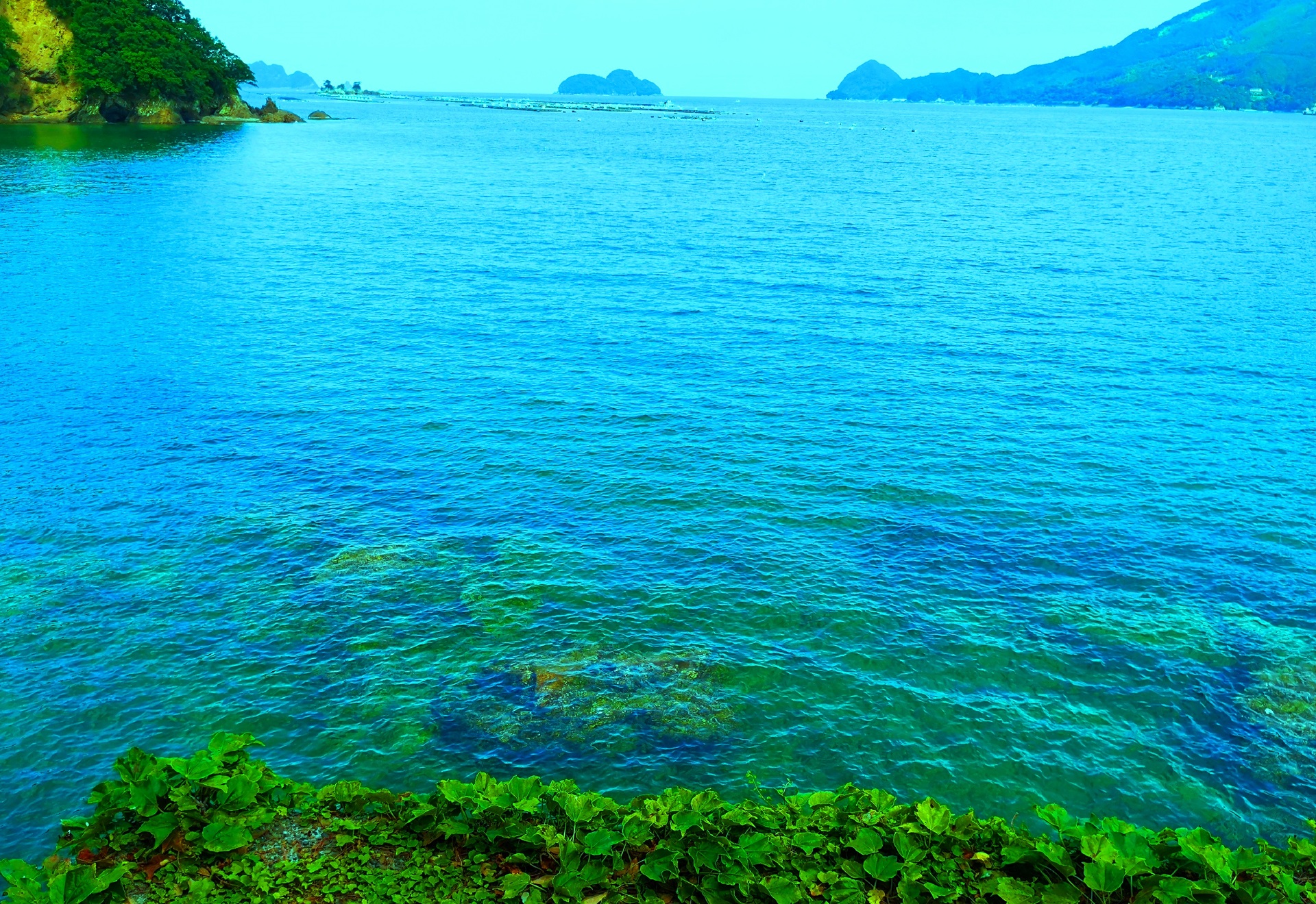 日本の風景 夏の海 壁紙19x13 壁紙館